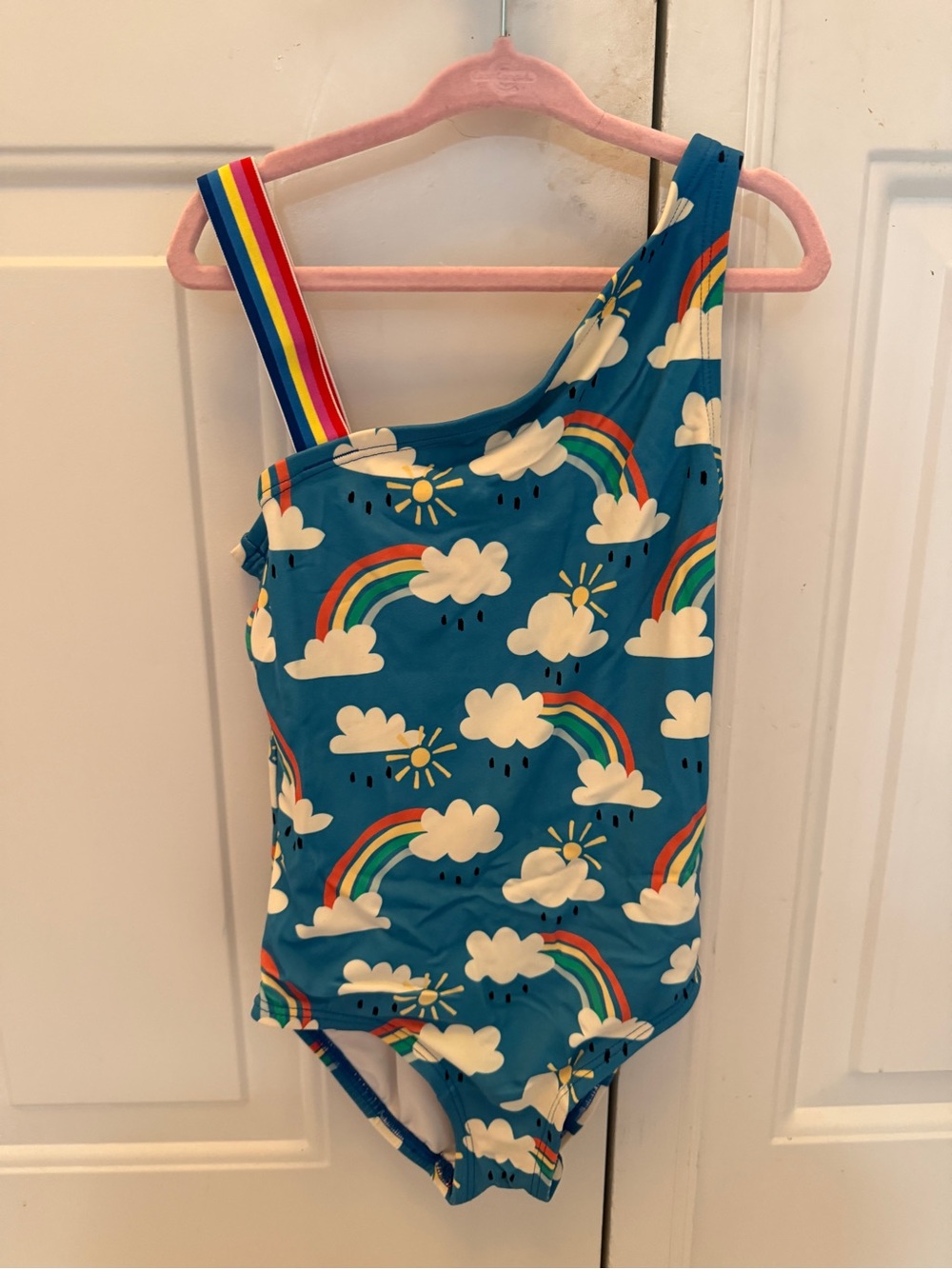 Hanna Andersson rainbow swimsuit